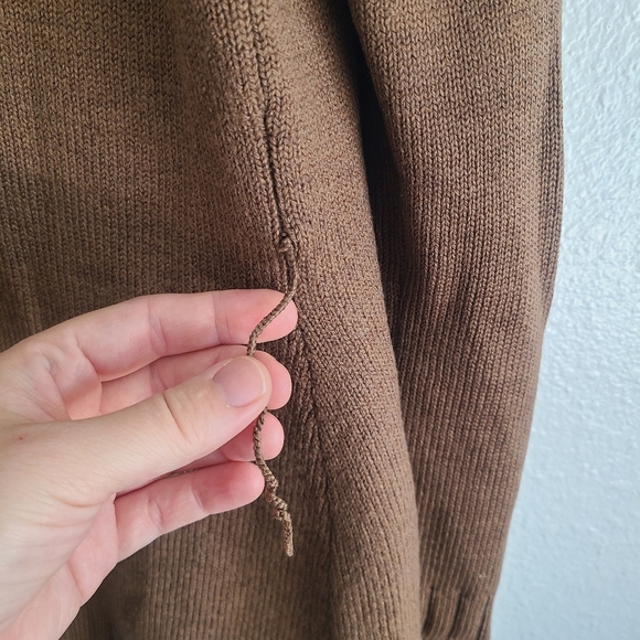 Bannana Republic Merino Wool Cardigan Open Front Sweater Extra Fine Italian Wool - Picture 5 of 7